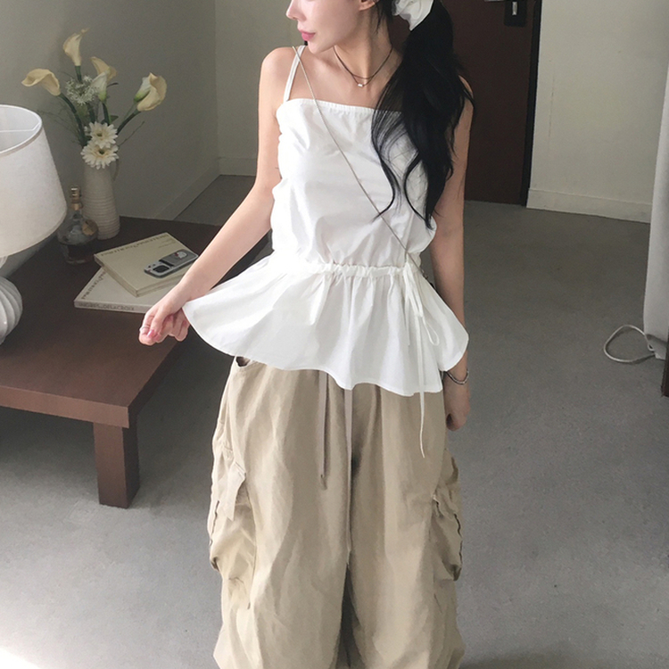 カーゴバルーンワイドパンツ BEIGE