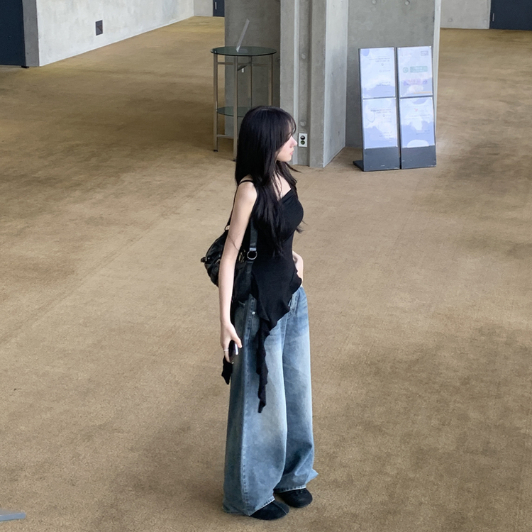 バックルレザーミニトートショルダーバッグ BLACK