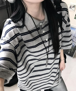 半袖Tシャツ ベースラグビー半袖Tシャツ(5color) GREY