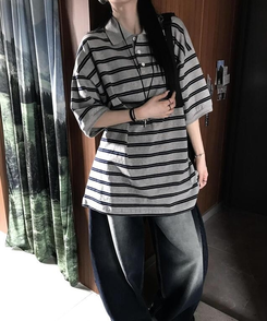 半袖Tシャツ ベースラグビー半袖Tシャツ(5color) GREY