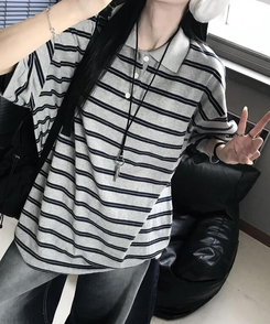 半袖Tシャツ ベースラグビー半袖Tシャツ(5color) GREY