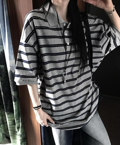 半袖Tシャツ ベースラグビー半袖Tシャツ(5color) GREY