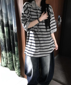 半袖Tシャツ ベースラグビー半袖Tシャツ(5color) GREY