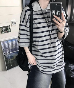 半袖Tシャツ ベースラグビー半袖Tシャツ(5color) GREY