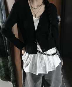 ファッション雑貨 レイヤードダブルベルト BLACK