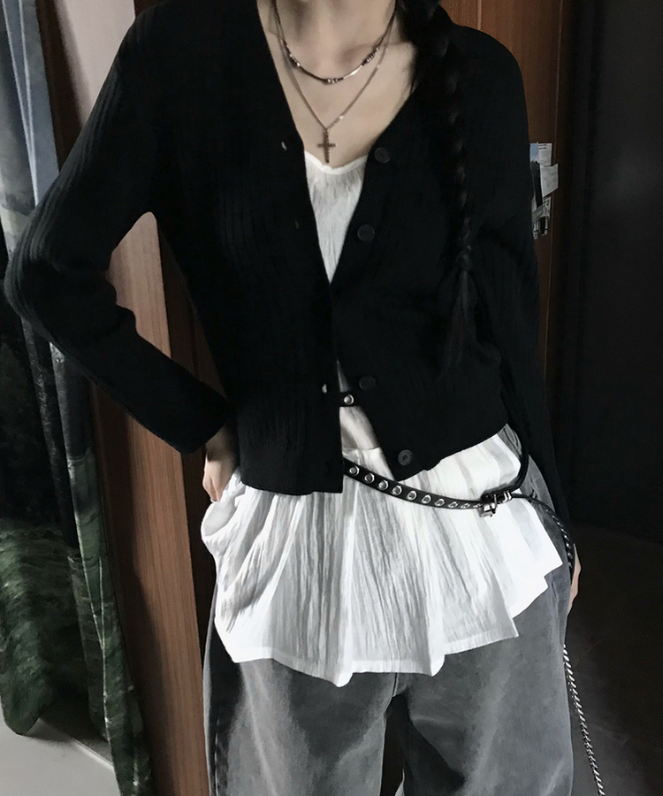 レイヤードダブルベルト BLACK