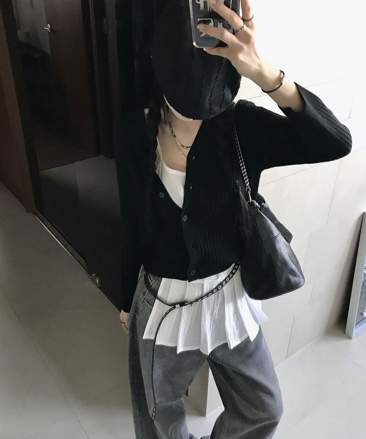 レイヤードダブルベルト BLACK