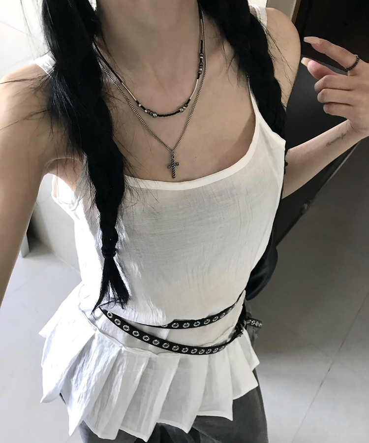 レイヤードダブルベルト BLACK