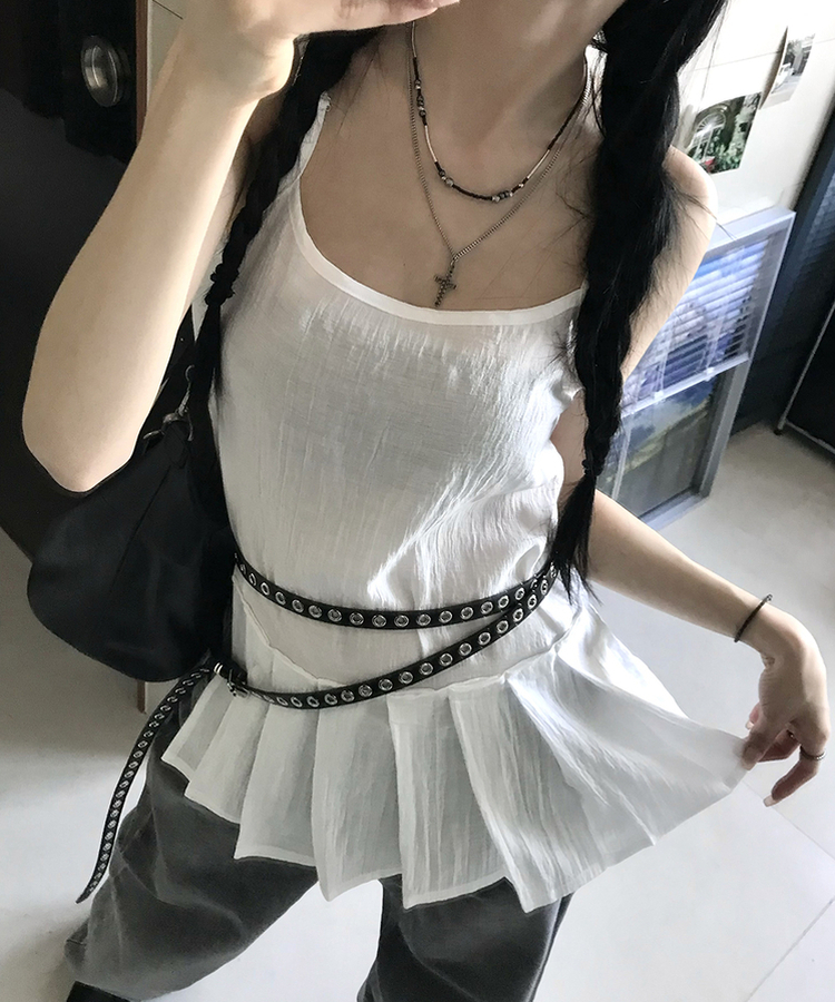 レイヤードダブルベルト BLACK