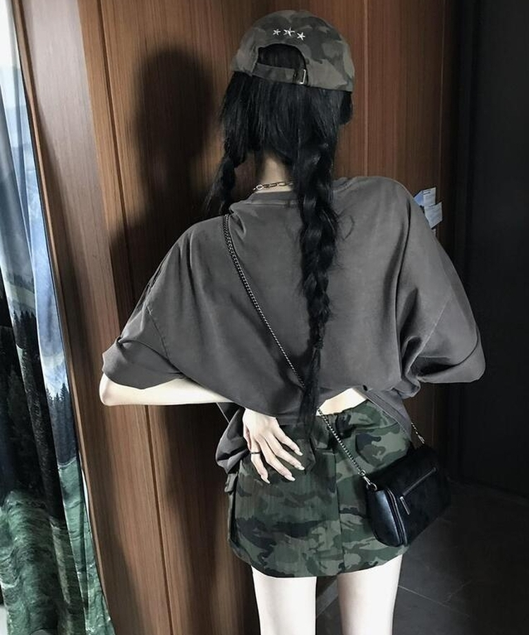 ミリタリービンテージベースボールキャップ KHAKI