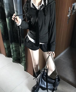 ショートパンツ ポケットショートパンツ BLACK