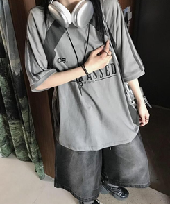 半袖Tシャツ ラグラン半袖Tシャツ GREY