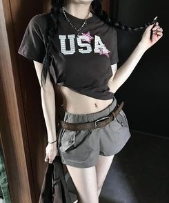 ジュエリー ハートトグルバーネックレス BLACK