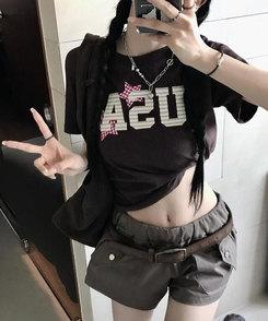 ジュエリー ハートトグルバーネックレス BLACK
