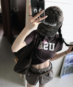 ジュエリー ハートトグルバーネックレス BLACK