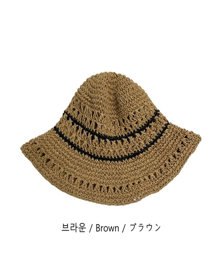 ビーチラタン麦わら帽子