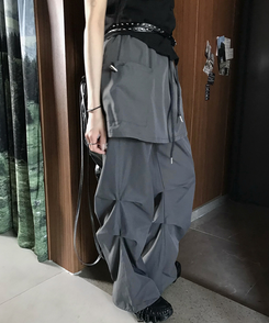 ファッション雑貨 ゲートポイントダブルベルト BLACK
