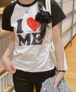 半袖Tシャツ アイラブラグラン半袖Tシャツ BLACK