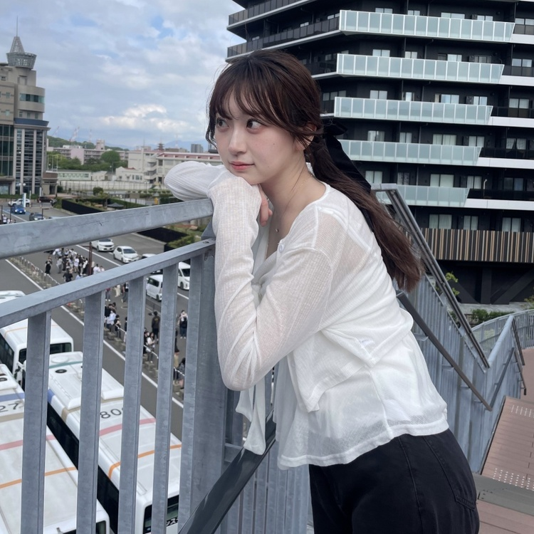 リボンキャミカーデシグナルセット WHITE