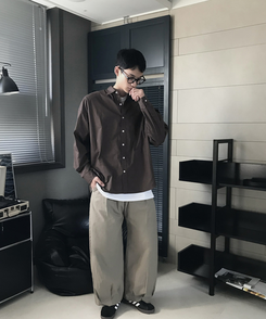 スラックス ピンタックスラックス BEIGE