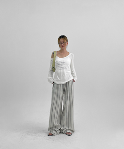 その他 レザーフラットサンダル(5color) SILVER