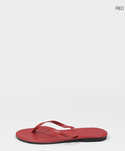 その他 レザーフラットサンダル(5color)