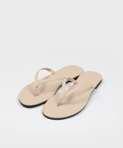 その他 レザーフラットサンダル(5color)
