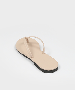 その他 レザーフラットサンダル(5color)