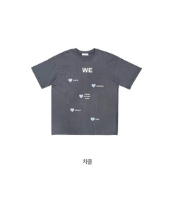 半袖Tシャツ ラブハートオーバー半袖Tシャツ