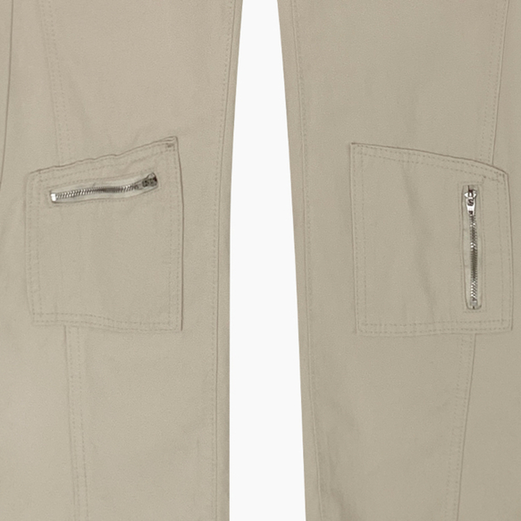 도프 빈티지 포켓 절개 로우웨스트 카고 세미 부츠컷 팬츠