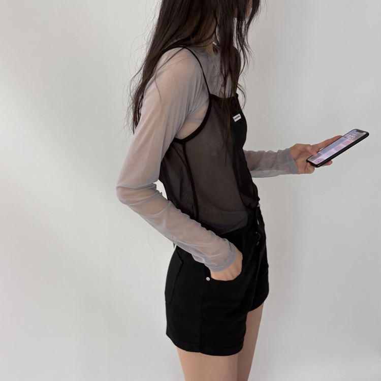 骨盤パッドシンプルショートパンツ BLACK