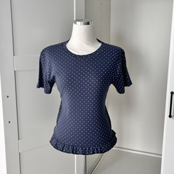 半袖Tシャツ ドットフリル半袖Tシャツ