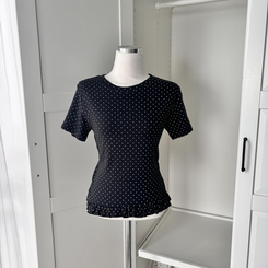 半袖Tシャツ ドットフリル半袖Tシャツ