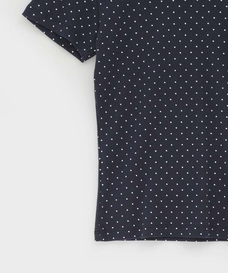 데니모 도트 라운드 반팔티