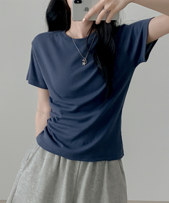 半袖Tシャツ ベーシック半袖Tシャツ(6color) NAVY
