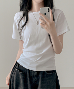 半袖Tシャツ ベーシック半袖Tシャツ(6color) WHITE