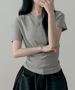 半袖Tシャツ ベーシック半袖Tシャツ(6color) GRAY