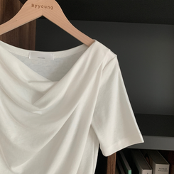 半袖Tシャツ ドレープシャーリング半袖Tシャツ