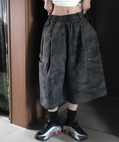 ショートパンツ ミリタリーバミューダパンツ CHARCOAL