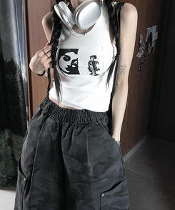 ショートパンツ ミリタリーバミューダパンツ CHARCOAL
