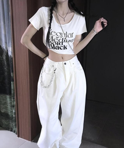 半袖Tシャツ ステッドレタリング半袖Tシャツ WHITE