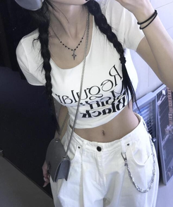 半袖Tシャツ ステッドレタリング半袖Tシャツ WHITE