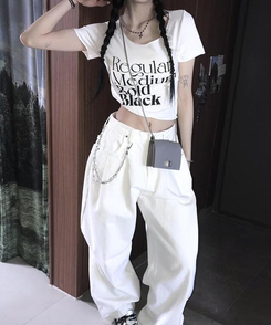 半袖Tシャツ ステッドレタリング半袖Tシャツ WHITE
