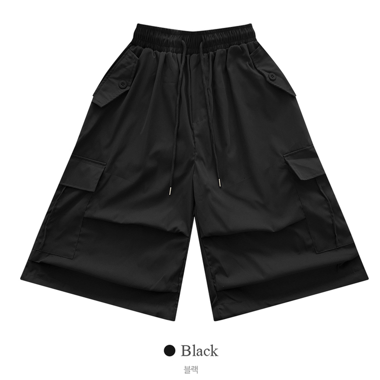 ツーピンタックカーゴバミューダパンツ