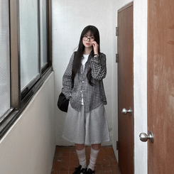 コットンバミューダトレーニングパンツ GREY