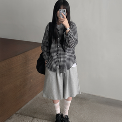 コットンバミューダトレーニングパンツ GREY