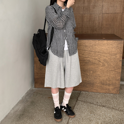 コットンバミューダトレーニングパンツ GREY