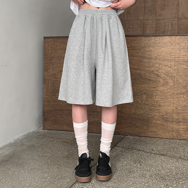 コットンバミューダトレーニングパンツ GREY