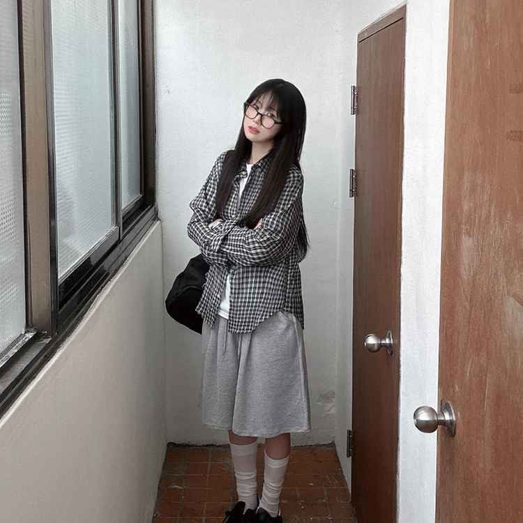 コットンバミューダトレーニングパンツ GREY