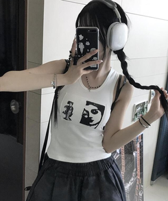 ノースリーブ シャインクロップキャミソール IVORY